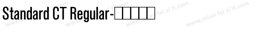 Standard CT Regular字体转换
